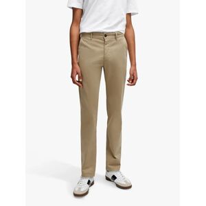 Hugo Boss BOSS Slim Fit Chino Trousers - Pastel Brown - Male - Size: 29L