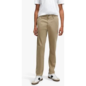 Hugo Boss BOSS Cotton Tapered Chinos - Pastel Brown - Male - Size: 29L