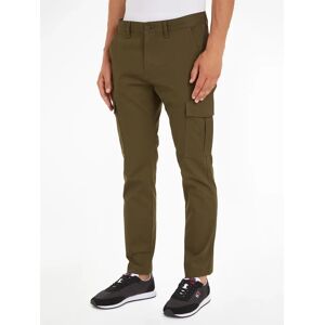 Tommy Hilfiger Tommy Jeans Austin Cargo Trousers - Drab Olive Green - Male - Size: 38R