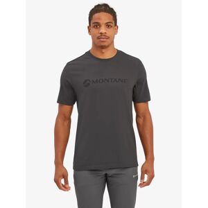Montane Mono Logo Organic Cotton T-Shirt - Midnight Grey - Male - Size: L