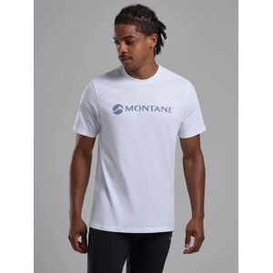 Montane Mono Logo Organic Cotton T-Shirt - White - Male - Size: L