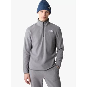 The North Face Men's 100 Glacier 1/4 Zip Fleece - Grey Heather - Male - Size: XL