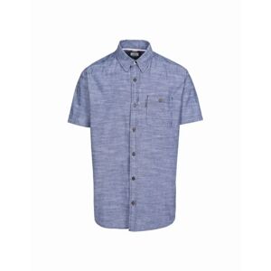 Men's Trespass Mens Slapton Short Sleeve Shirt - Navy - Size: Regular/50