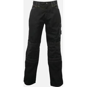 Men's Regatta Mens Holster Workwear Trousers (Short, Regular And Long) - Black - Size: Long/44/44/34