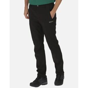 Men's Regatta Mens Geo Softshell Water Repellant Wind Resistant Trousers - Black - Size: 32/34