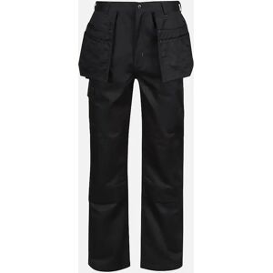 Men's Regatta Mens Cargo Trousers - Black - Size: 30