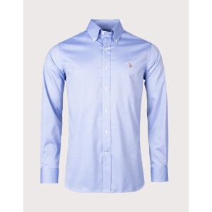 Polo Ralph Lauren Men's Custom Fit Oxford Dress Shirt - True Blue White - Size: XL/17.5