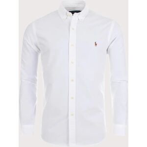 Polo Ralph Lauren Men's Slim Fit Oxford Shirt - White - Size: 42/Regular