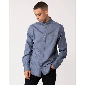 Men's GANT Mens Regular Fit Long Sleeve Oxford Shirt - Persian Blue - Size: 48/Regular
