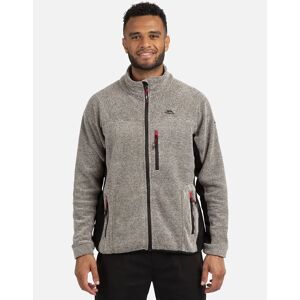 Men's Trespass Mens Jynx Fleece Jacket - Brown/Cream - Size: XL