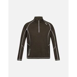 Men's Regatta Mens Yonder Quick Dry Moisture Wicking Half Zip Fleece Jacket - Grey - Size: 42/Regular