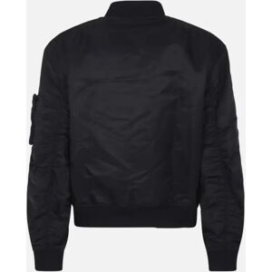 Men's Off-White Industrial Black Bomber Jacket - Size: 42/Regular