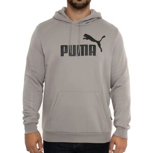 Men's PUMA Mens Big Logo Hoodie (Grey) - Size: 42/Regular