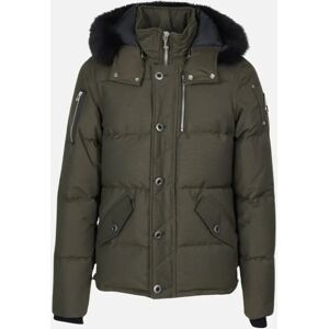 Men's Moose Knuckles Original Q3 Army Green Down Jacket - Size: 38/Regular