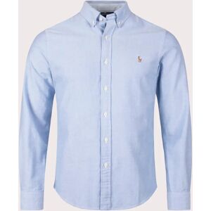 Polo Ralph Lauren Men's Slim Fit Lightweight Oxford Shirt - Bsr Blue - Size: 38/Regular