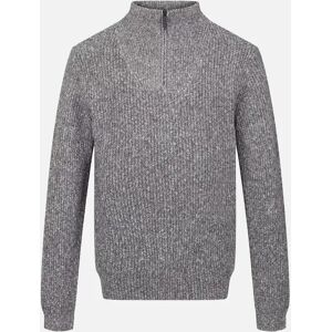 Men's Regatta Mens Kaison Marl Knitted Half Zip Jumper - Grey - Size: XXL