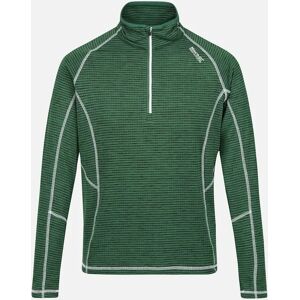 Men's Regatta Mens Yonder Quick Dry Moisture Wicking Half Zip Fleece Jacket - Eden - Size: 40/Regular