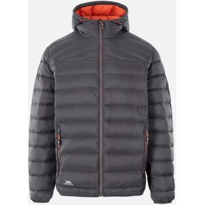 Men's Trespass Mens Whitman II Down Jacket - Dark Grey Burnt Orange - Size: 40/Regular