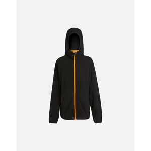 Men's Regatta Mens Navigate Full Zip Fleece Jacket - Black Orange Pop - Size: XL
