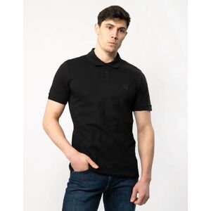 Men's BOSS Orange Passenger Mens Stretch-Cotton Slim-Fit Polo Shirt with Logo Patch NOS - Black - Size: Regular/36