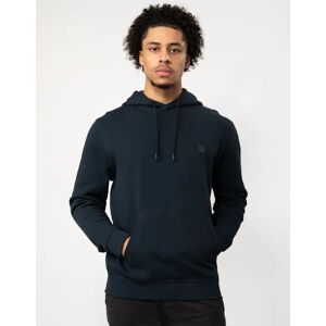 Men's BOSS Orange Wetalk Mens Pullover Hoodie With Logo Patch NOS - Navy - Size: Regular/36