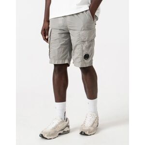 CP Company Men's Chrome-R Cargo Bermuda Shorts - Drizzle Grey - Size: 34/32