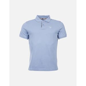 Men's Barbour Men's Blue Tartan Pique Polo Shirt - Size: 46/Regular