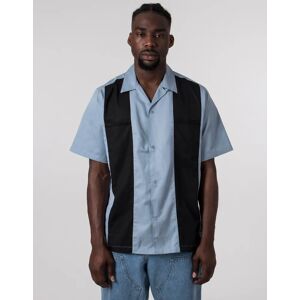 Carhartt WIP Men's Relaxed Fit Short Sleeve Durango Shirt - Smxx Frosted Blue Black - Size: 38/Regular