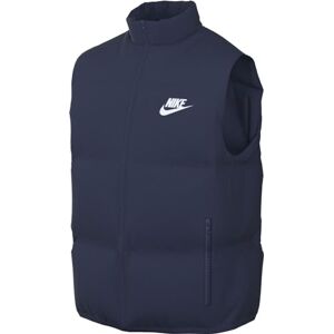 Nike FB7373-410 M NK TF CLUB PUFFER VEST Jacket Men's MIDNIGHT NAVY/WHITE Size M