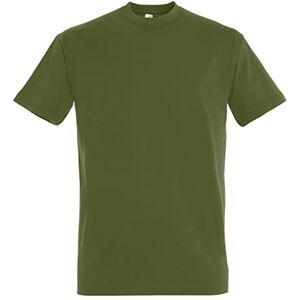 SOLS Men's Imperial T-Shirt, Khaki Dark, M