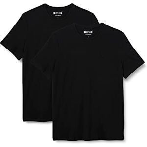 MUSTANG Men's 2-Pack C-Neck T-Shirt, Black (Black 4142), XXL (Pack of 2)