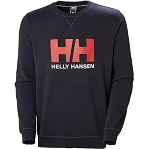 Helly Hansen for man. 34000 Sweatshirt HH Logo Crew Marine (S), Cotton, Outdoor, Navy