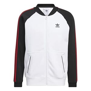 adidas HC2080 SST FLEECE TT Sweatshirt Men's white/black Size S
