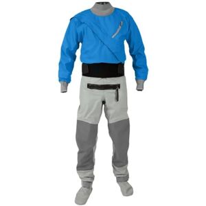 Ornrjfll Dry Suit Kayak For Men Breathable Material Fabric Surfing Sailing 3 Layers Blue M