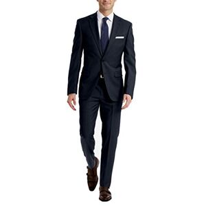 Calvin Klein mensMLBI17NWSlim Fit Stretch Suit Separates - Custom Jacket & Pant Size Selection Solid Long Sleeve Suit Jacket - Blue - 30W x 30L
