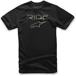 Alpinestars Men's Ride 2.0 Camo T-Shirt, (Black 10), Large (Size: L)