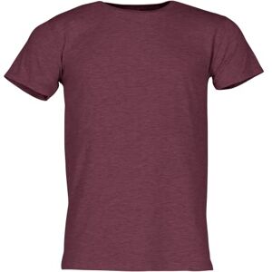 Fruit of the Loom iconic T-shirt, sizes S - 5XL, Burgundy mottled, L