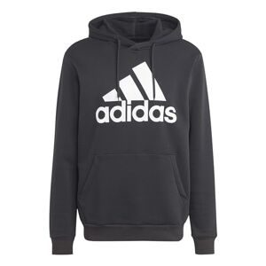 adidas Men's Essentials Fleece Big Logo Hooded Sweat, black, M