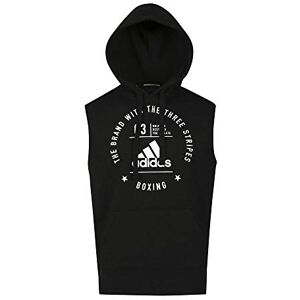 adidas Unisex Community Line Hoodie, unisex_adult, Hoodie, ADICL05B-90100-XS, black/white, XS