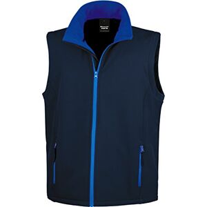 Result Men's CORE Printable Bodywarmer Jacket, Blue (NVY/Roy), XXXX-Large