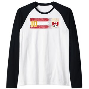 Summer Sport Gifts & Co Canada Flag Canadian Pride Lovers Raglan Baseball Tee