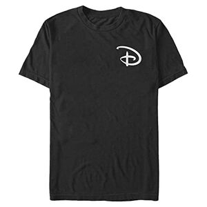 Disney Men's D Pocket T-Shirt, Black, 3XL