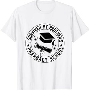 I Survived Brother's Pharmacy School, Pharmacist Graduation T-Shirt