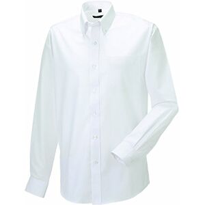 Russell Collection Long sleeve Oxford shirt White 21