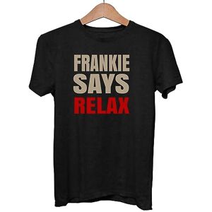 Frankie Say Relax iT-Shirt 80s London UK Hollywood Tee Retro Soho Music Tee Black Extra XXXL T-Shirt