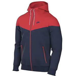 Nike DA0001-410 M NK WVN LND WR HD JKT Sweatshirt Men's Midnight Navy/Lt Crimson/Midnight Navy L