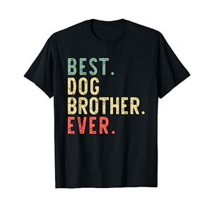 Best Dog Brother Ever Vintage Retro T-Shirt