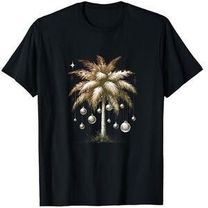 Summer Holiday Vibes Tropical Holiday Palm Tree Vacation Christmas in July T-Shirt