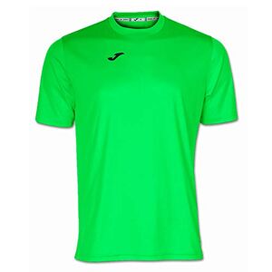Joma Men's 100052.020 Short Sleeve T-Shirt - Green/Fluorescent Green, 6X-Small/5X-Small