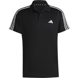 adidas TR-ES PIQ 3polo Shirt (Short Sleeve) for Men Black/White